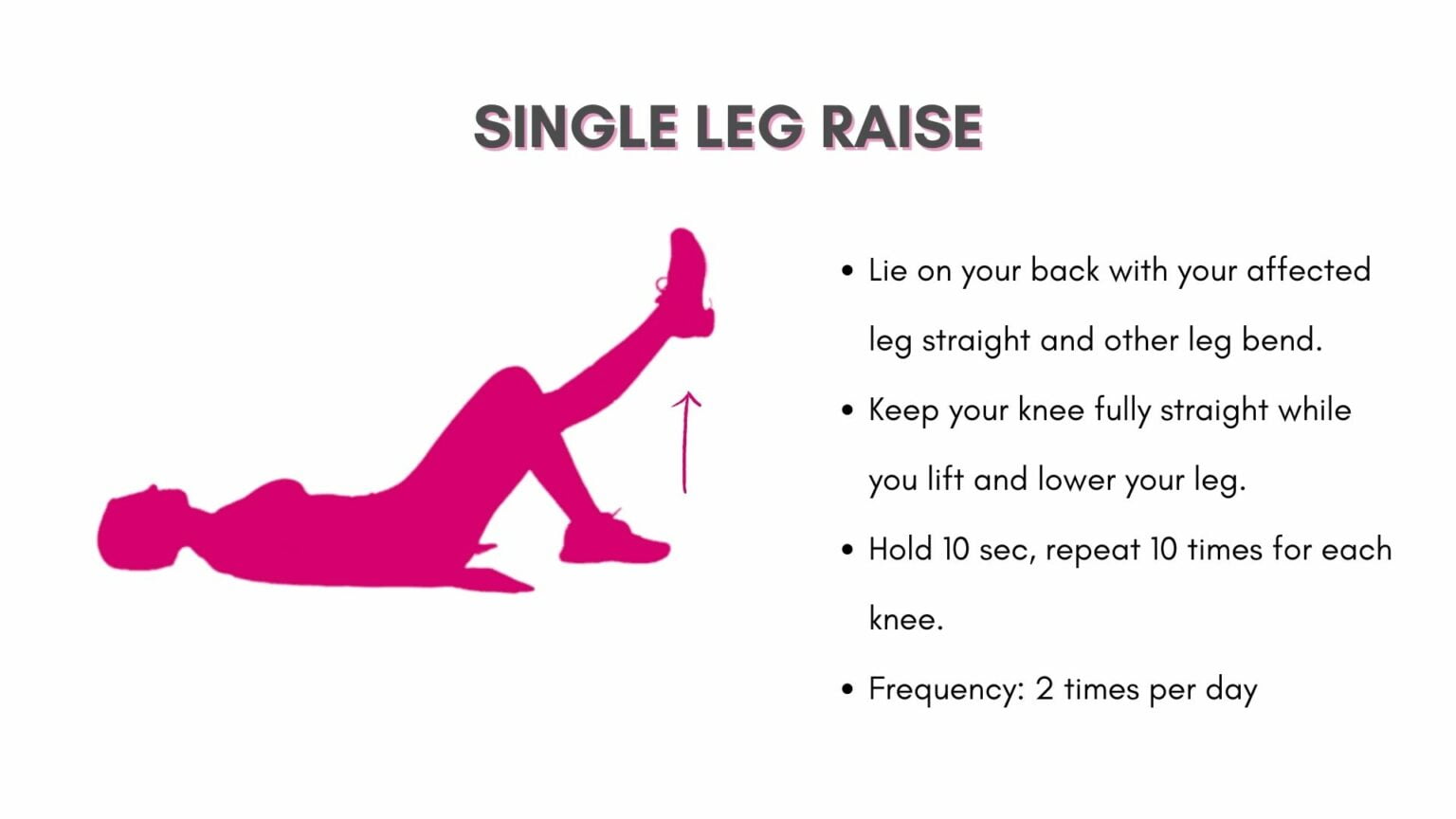 Knee Pain Exercise WELLKINS Medical Centre