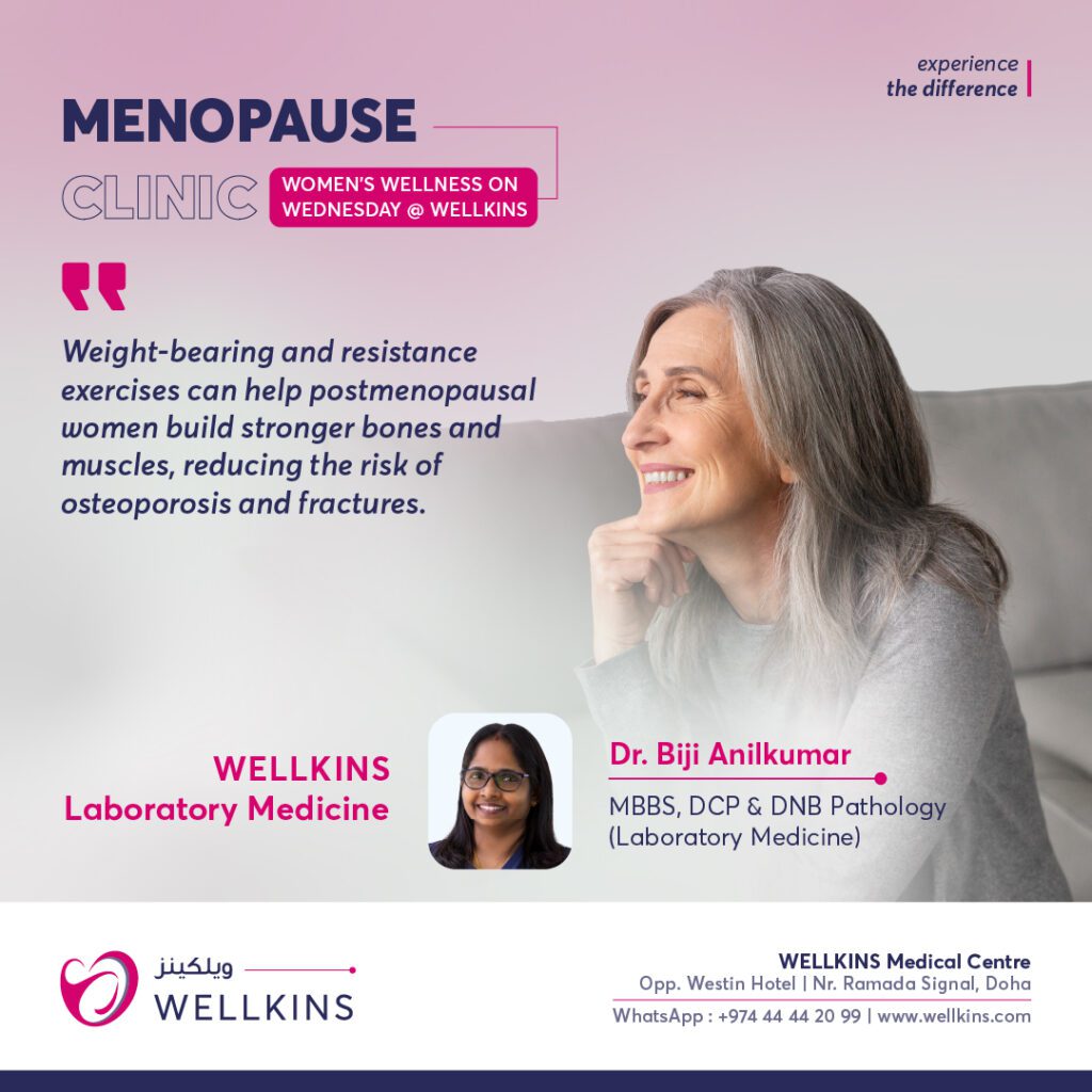 menopause test in qatar wellkins medical centre