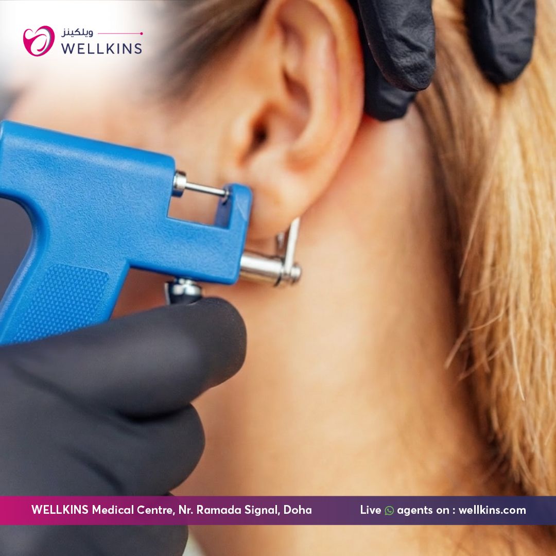 Minor ENT Procedures Ear Piercing Doha Qatar - Wellkins Medical Centre