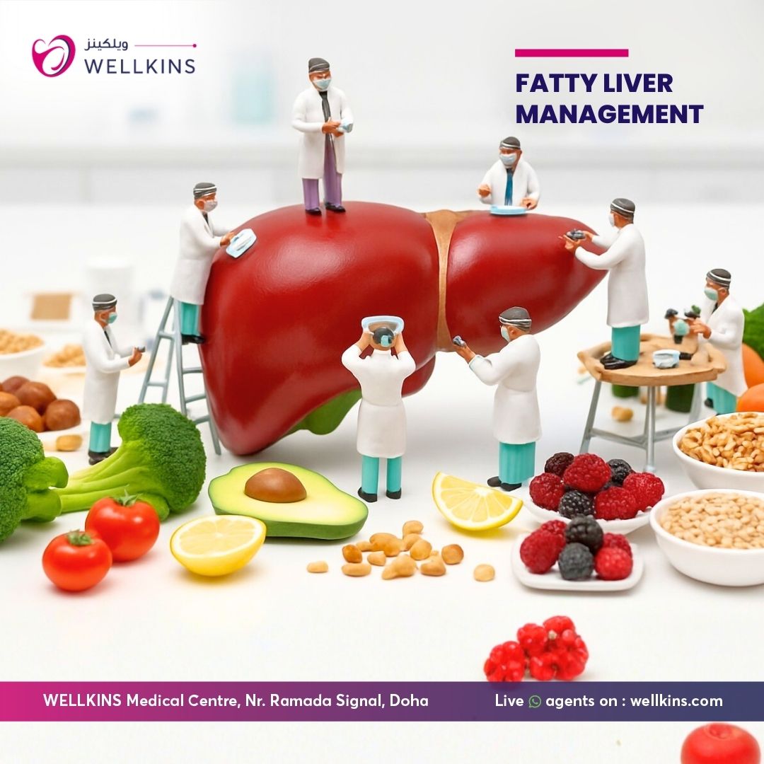 Fatty Liver Treatment and NAFLD Reversal Program at Wellkins Medical Centre, Doha Qatar