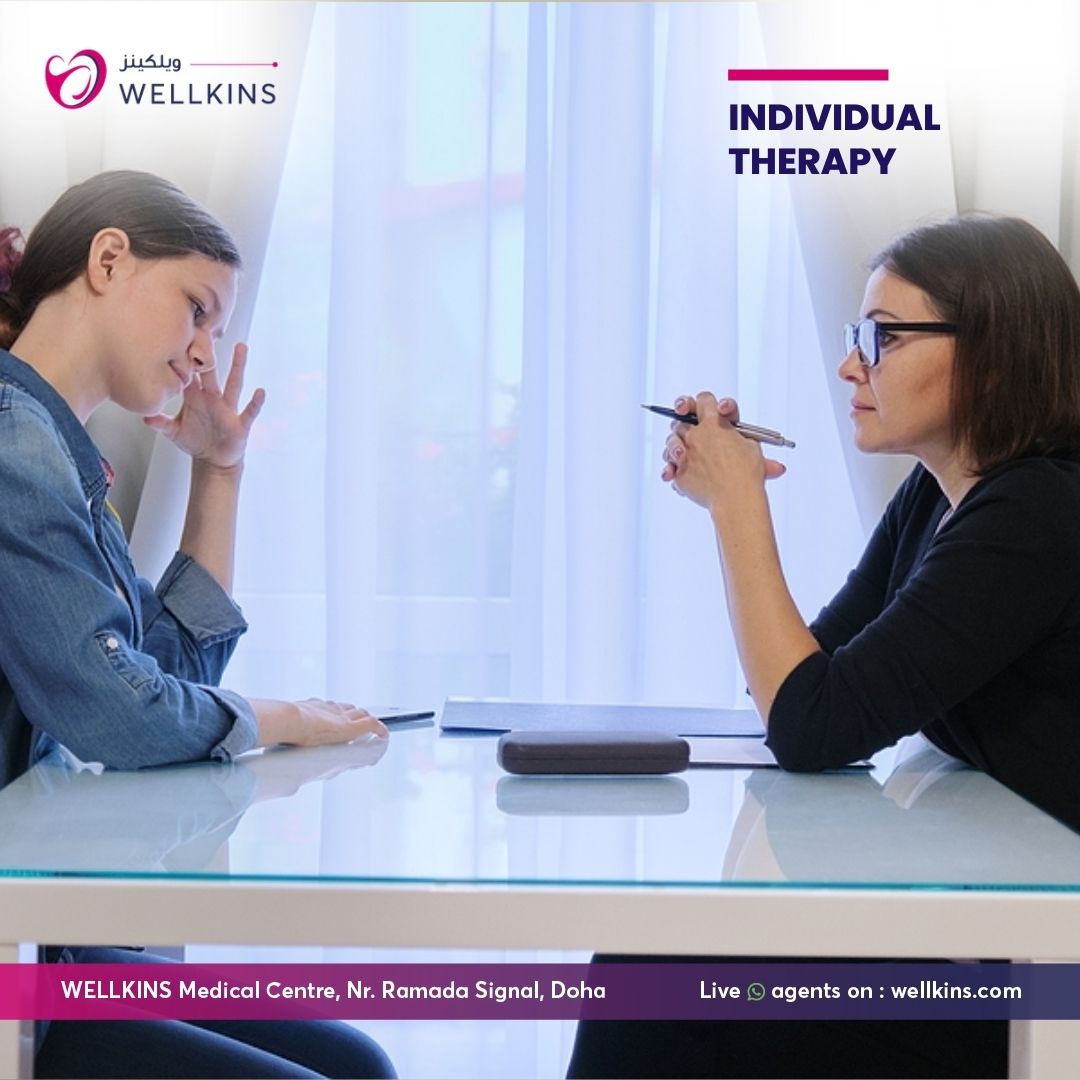Individual therapy session at Wellkins Medical Centre Doha Qatar