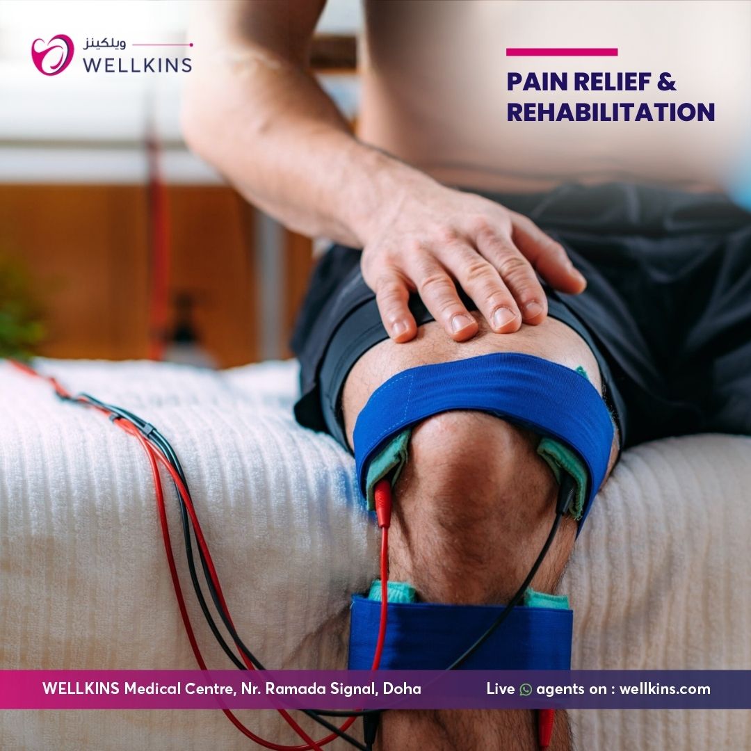 Pain management physiotherapy in Doha Qatar at Wellkins Medical Centre