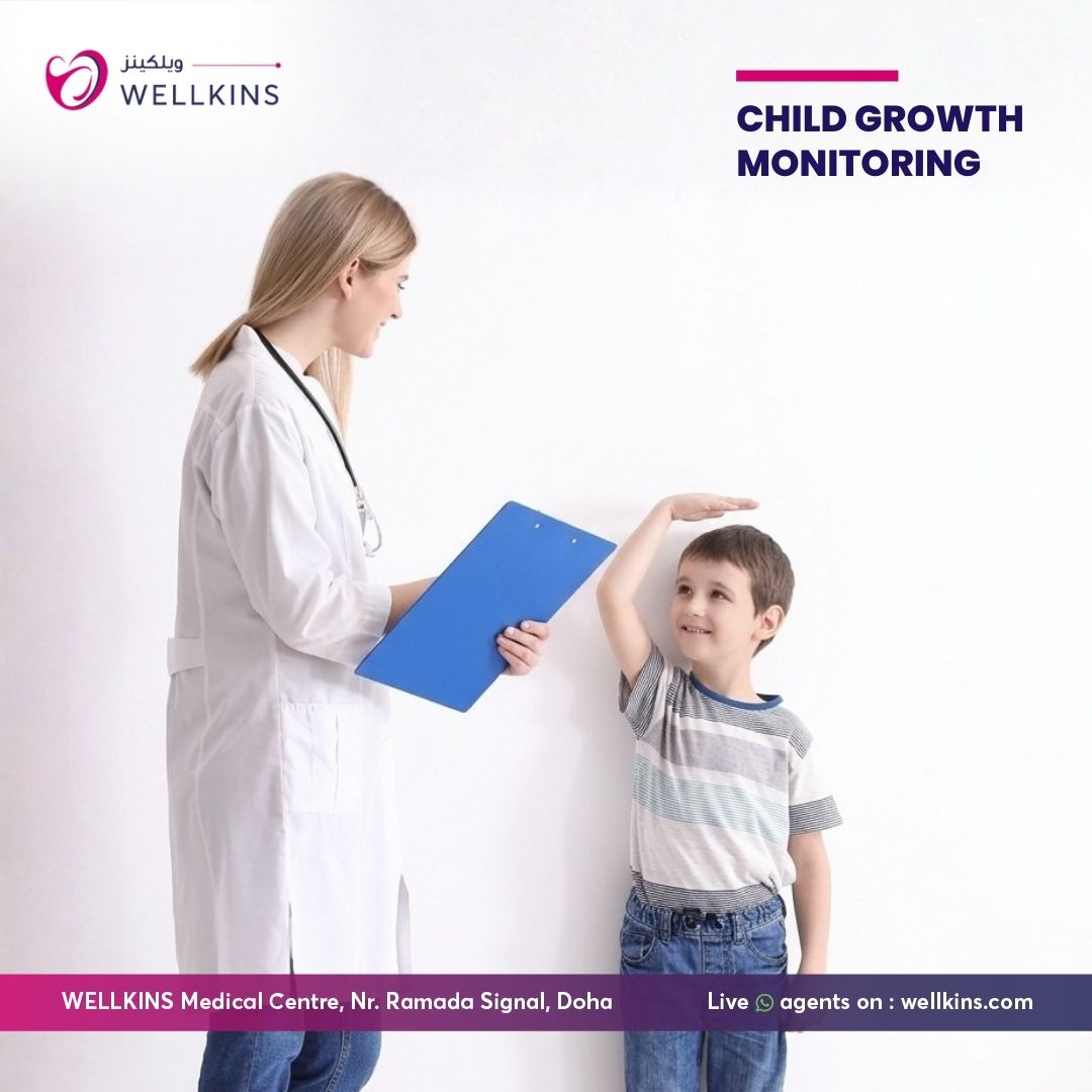Well-Child Checkup & Growth Monitoring - Pediatrician in Doha Wellkins Qatar