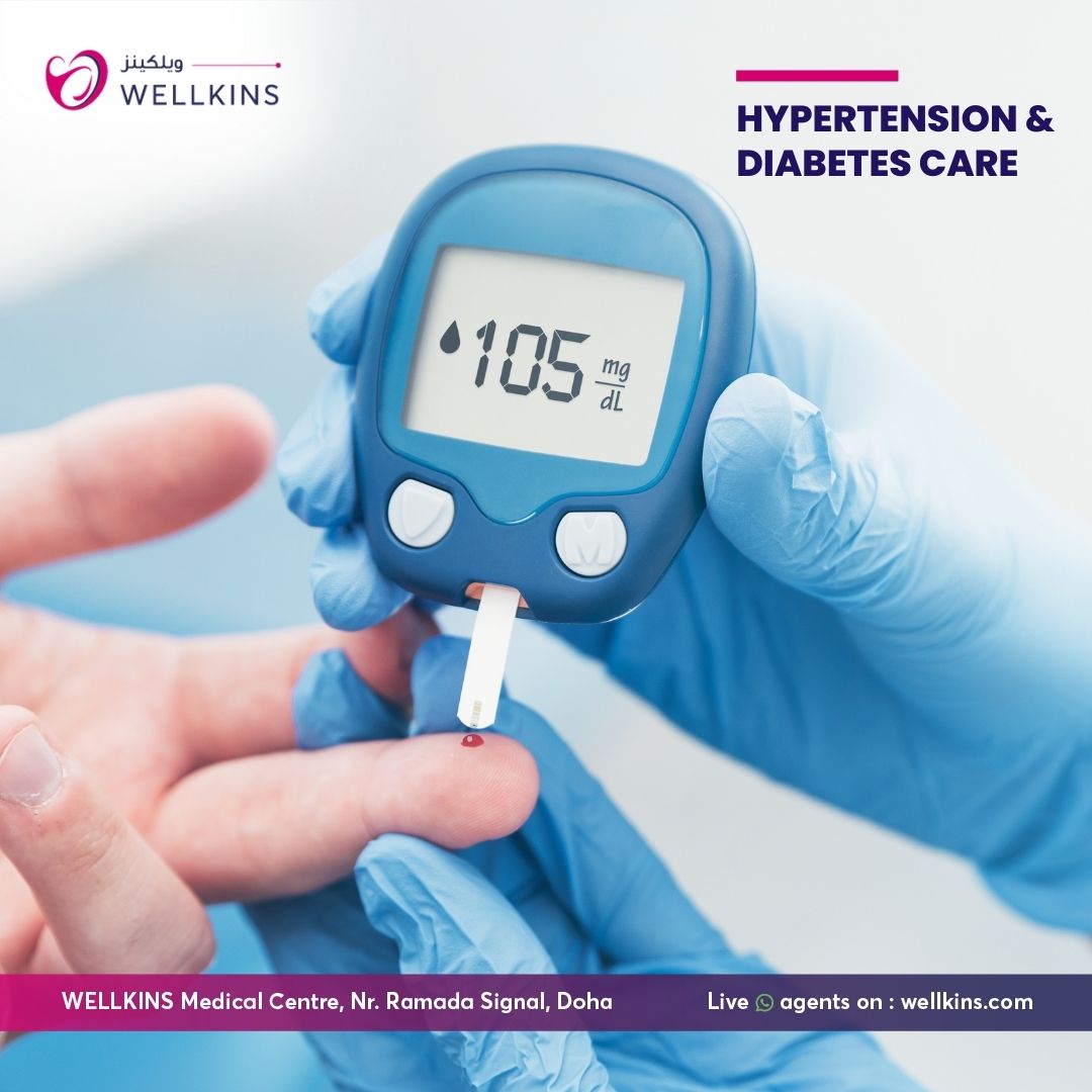 Diabetes and Hypertension Care at Wellkins Medical Centre, Doha Qatar