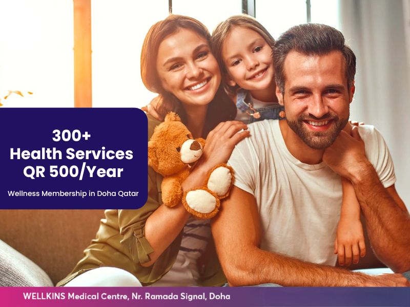 Wellkins Protect - 300+ Health Services for QR 500 a Year in Qatar